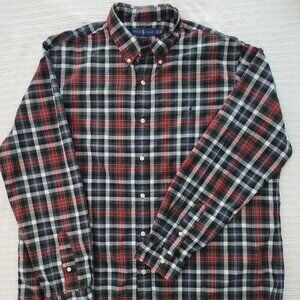 Ralph Lauren Men's Long Sleeve Button-Up Shirt - PLAID - XXL (VGC)